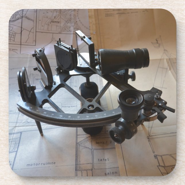 Dessous-de-verre Sextant Antique (Devant)