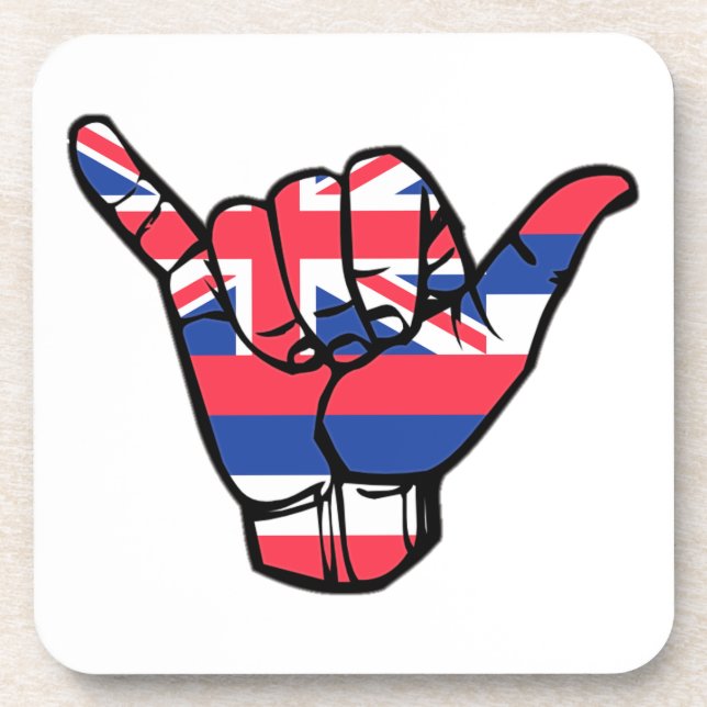 Dessous-de-verre Shaka Hawaii (Devant)