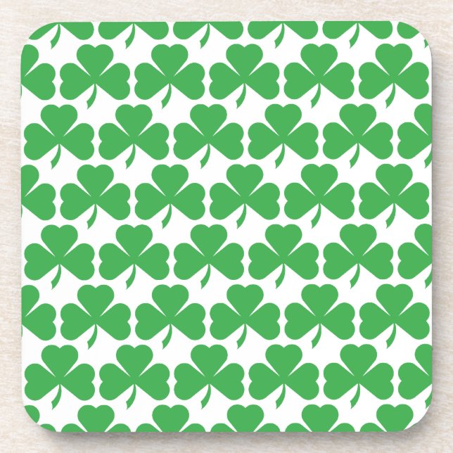 DESSOUS-DE-VERRE SHAMROCKS ! (Devant)