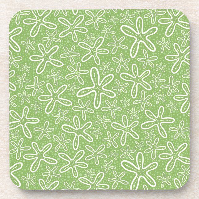 Dessous-de-verre Shell modèlent sur l'arrière - plan repéré (Devant)