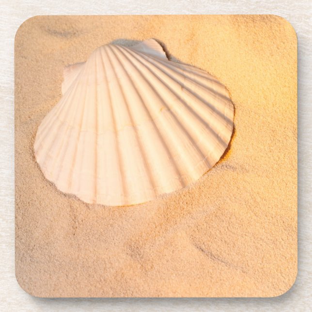 Dessous-de-verre Shell s'étendant en sable (Devant)