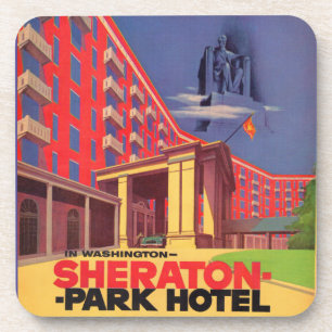 Dessous-de-verre Sheraton Park Hotel - Washington, DC et BEAU, 1950