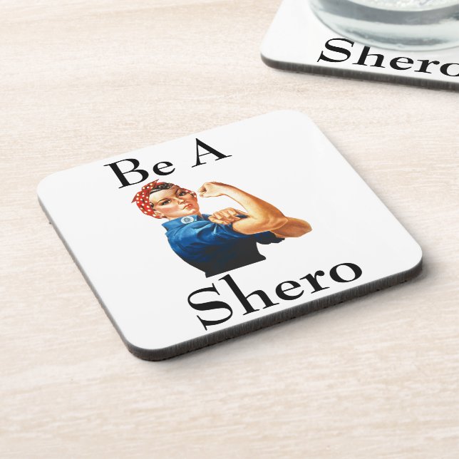 Dessous-de-verre Shero Beverage Coaster (Côté gauche)