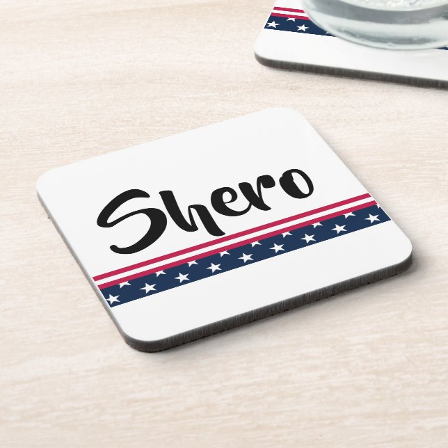 Dessous-de-verre Shero Beverage Coaster (Côté gauche)