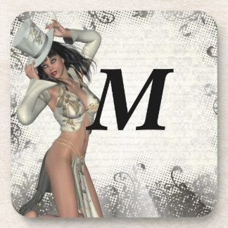 Dessous-de-verre Shogirl en argent