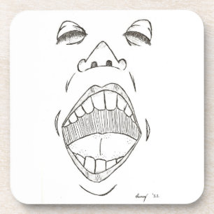 dessous de verre "Shout" - Ensemble de 6