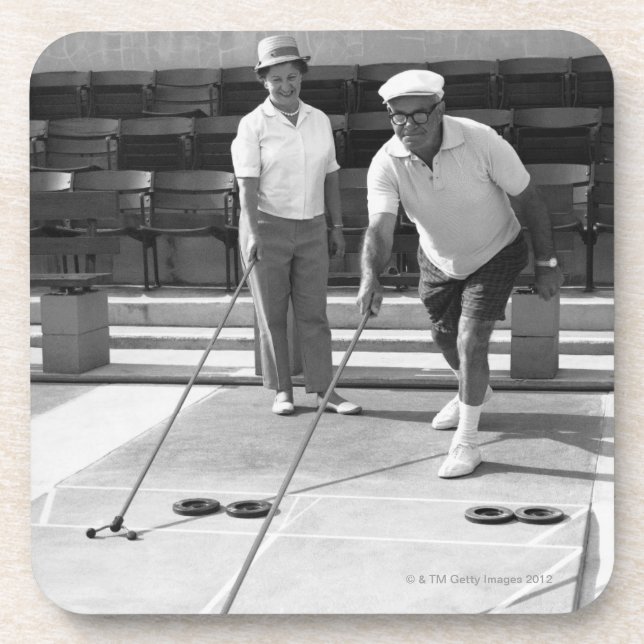 Dessous-de-verre Shuffleboard (Devant)