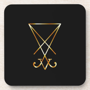 Dessous-de-verre Sigil de Lucifer - Un symbole du satanisme