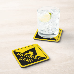 DESSOUS-DE-VERRE SIGNE DE CAMPAGNE NATURISTE