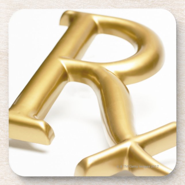 Dessous-de-verre Signe de drogue de Rx (Devant)