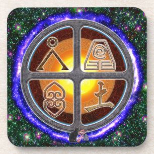 Dessous-de-verre Signes terrestres