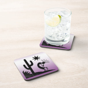 Dessous-de-verre Silhouette Kokopelli