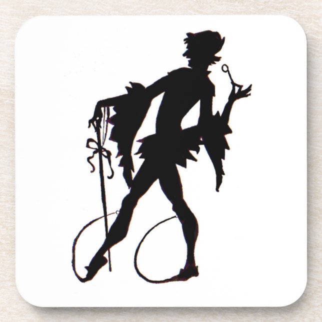 Dessous-de-verre Silhouette magicienne des années 1920 (Devant)