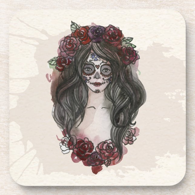 Dessous-de-verre Simple Dia de los Muertos | Dessous-de-verres (Devant)