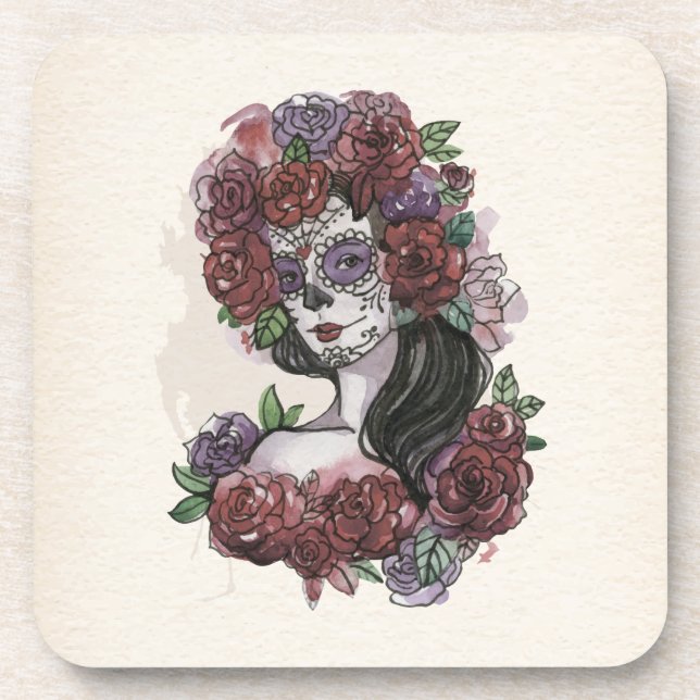 Dessous-de-verre Simple Dia de los Muertos | Dessous-de-verres (Devant)