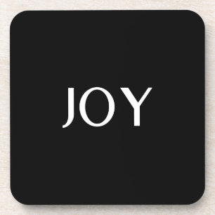 Dessous-de-verre Simple moderne minimaliste noir professionnel