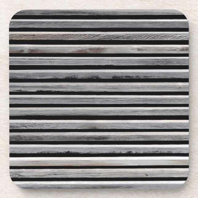 Dessous-de-verre Simple Wood Stripe Pattern (Devant)