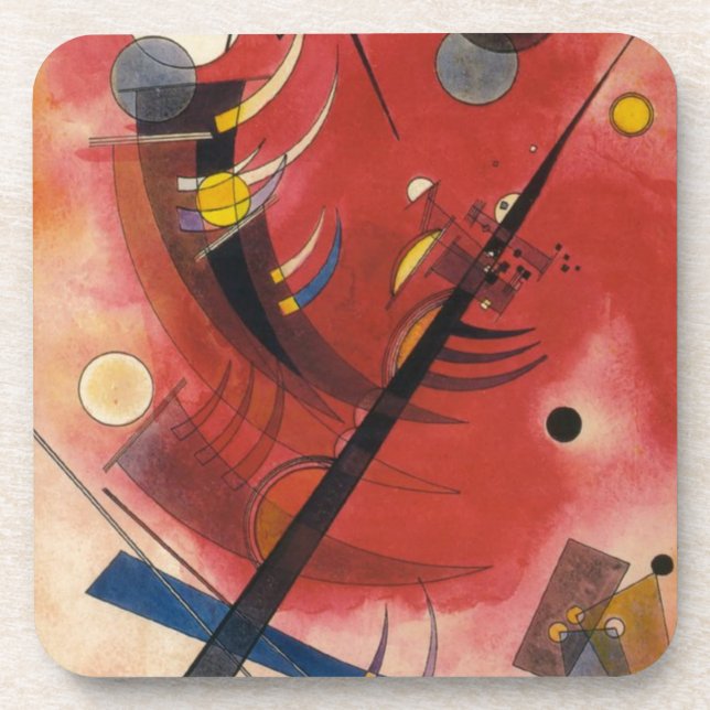 Dessous-de-verre Simulation interne peinture Abstraite (Devant)