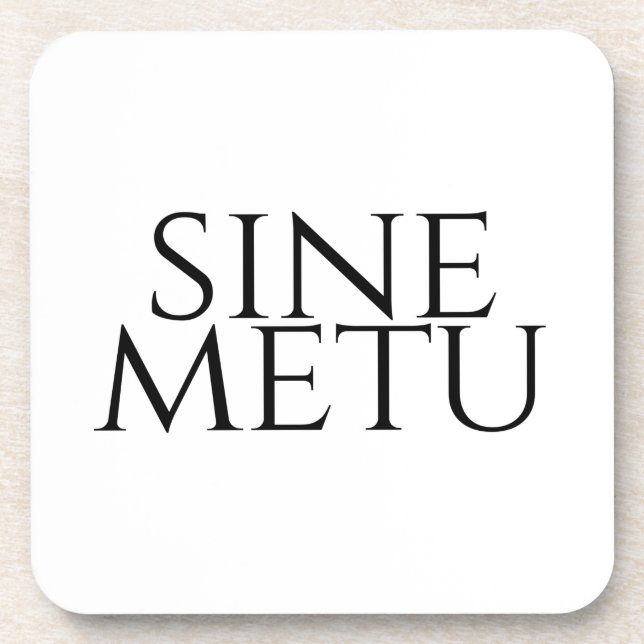 Dessous-de-verre Sine Metu - Sans Peur (Devant)