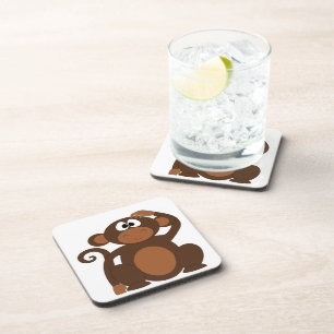 Dessous-de-verre Singe mignon