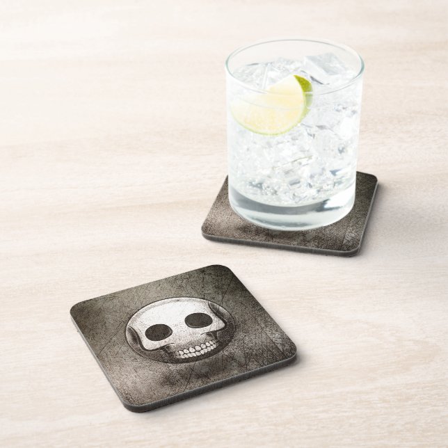 Dessous-de-verre Skullmoji Vintage (Côté Droit)