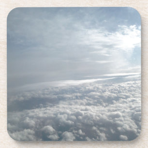 Dessous-de-verre Sky, Plane View, Beautiful Clouds