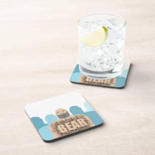 Dessous-de-verre SlipperyJoe's poilu corps ours homme corps unshave