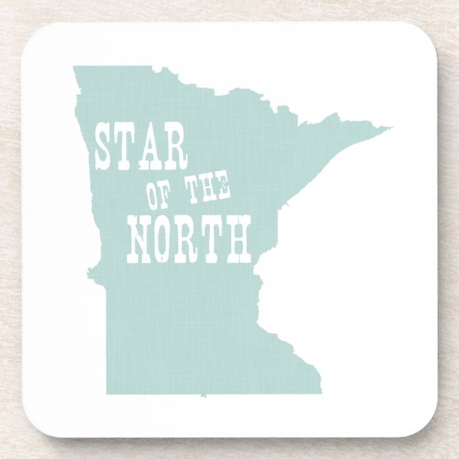 Dessous-de-verre Slogan de devise d'état du Minnesota (Devant)