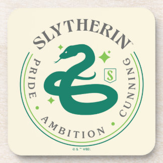 Dessous-de-verre SLYTHERIN™ Insigne de fierté de la Maison du serpe