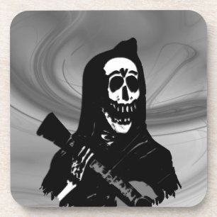 Dessous-de-verre Smokey Guitare Skeleton Serenade
