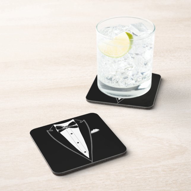 Dessous-de-verre Smoking Et Nœud Papillon (Côté Droit)