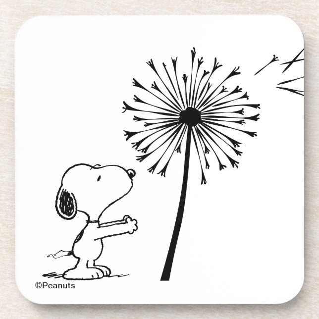 Dessous-de-verre Snoopy Avec Dandelion (Devant)