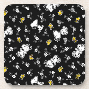 Dessous-de-verre Snoopy & Woodstock Fun & Flowers