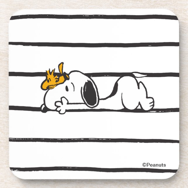 Dessous-de-verre Snoopy & Woodstock | Smile Giggle Laugh (Devant)