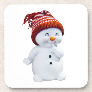 DESSOUS-DE-VERRE SNOWMAN JOUEUR