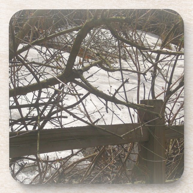 Dessous-de-verre Snowy Woods (Devant)