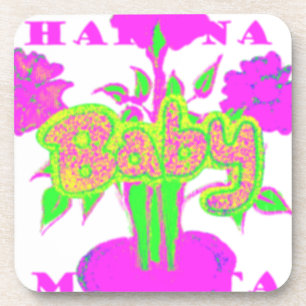 Dessous-de-verre Soft Pink Flower Art : A Baby's Touch.