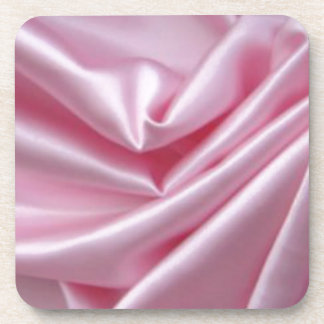 Dessous-de-verre Soie rose Avec Bagues Mariages