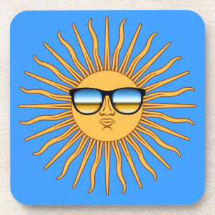 Dessous-de-verre Soleil en nuages