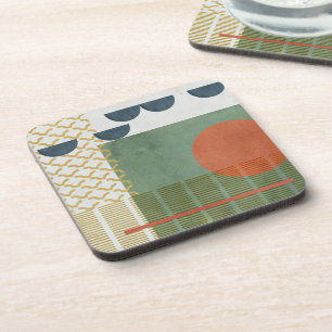 Dessous-de-verre Soleil Rouge III