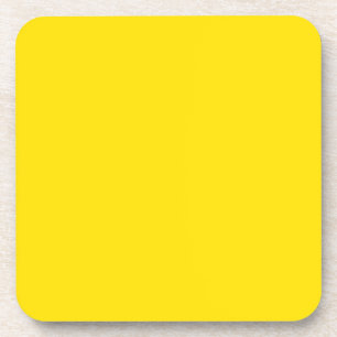 Dessous-de-verre Solid Color : Yellow