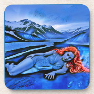 Dessous-de-verre "Sólvátra" - Flamme sous la glace