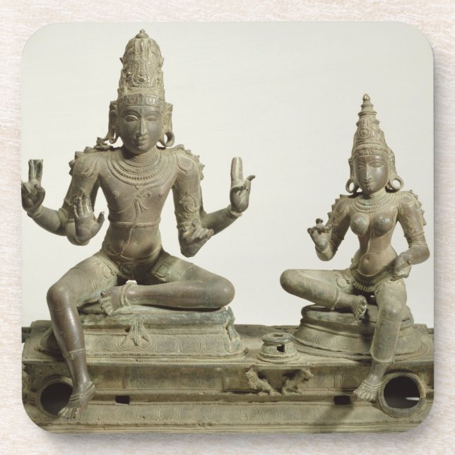 Dessous-de-verre Somaskanda, Chola, Tamil Nadu (bronze) (Devant)
