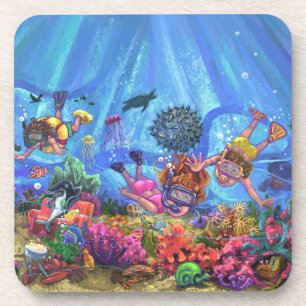 Dessous-de-verre Sous la mer