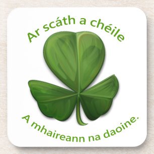 Dessous-de-verre Sous l'abri de l'autre, les gens survivent