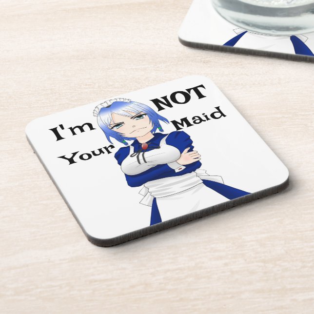 Dessous-de-verre Sous-tasse de boisson I'm Not Your Maid (Côté gauche)