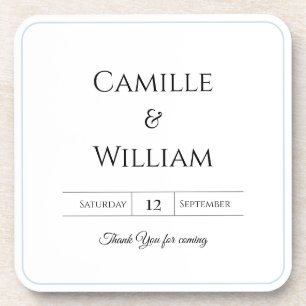 Dessous-de-verre Sous-verre de table de mariage vintage Cottagecore