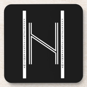 Dessous-de-verre Sous-verres en plastique Hagalaz BW