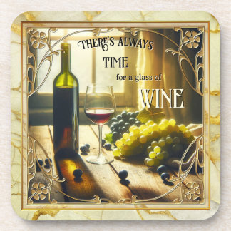 Dessous-de-verre Sous-verres vintage Art Déco pour vin rouge
