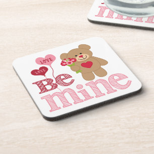 Dessous-de-verre Soyez le mien Valentine Teddy